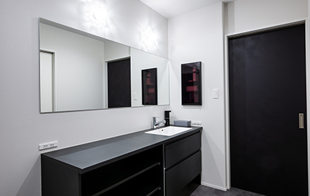 生活感を出さずに、<br />
家事もスムーズに行える住まい