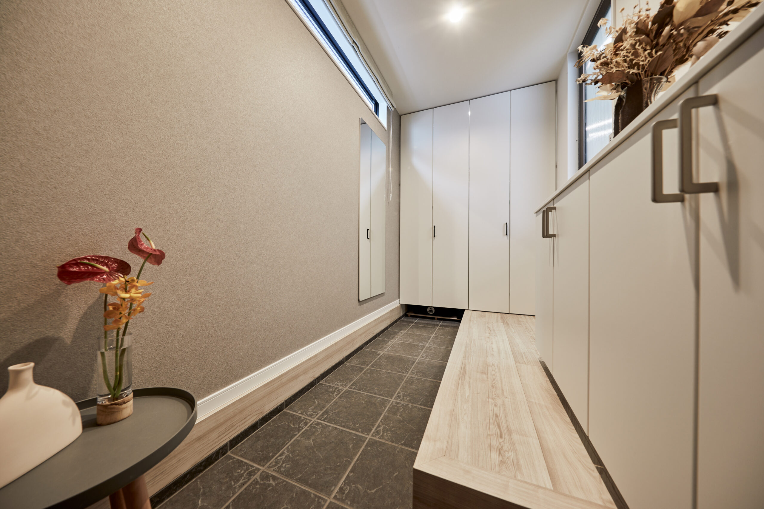 広いスペースづくりで、<br />
気持ちにゆとりを