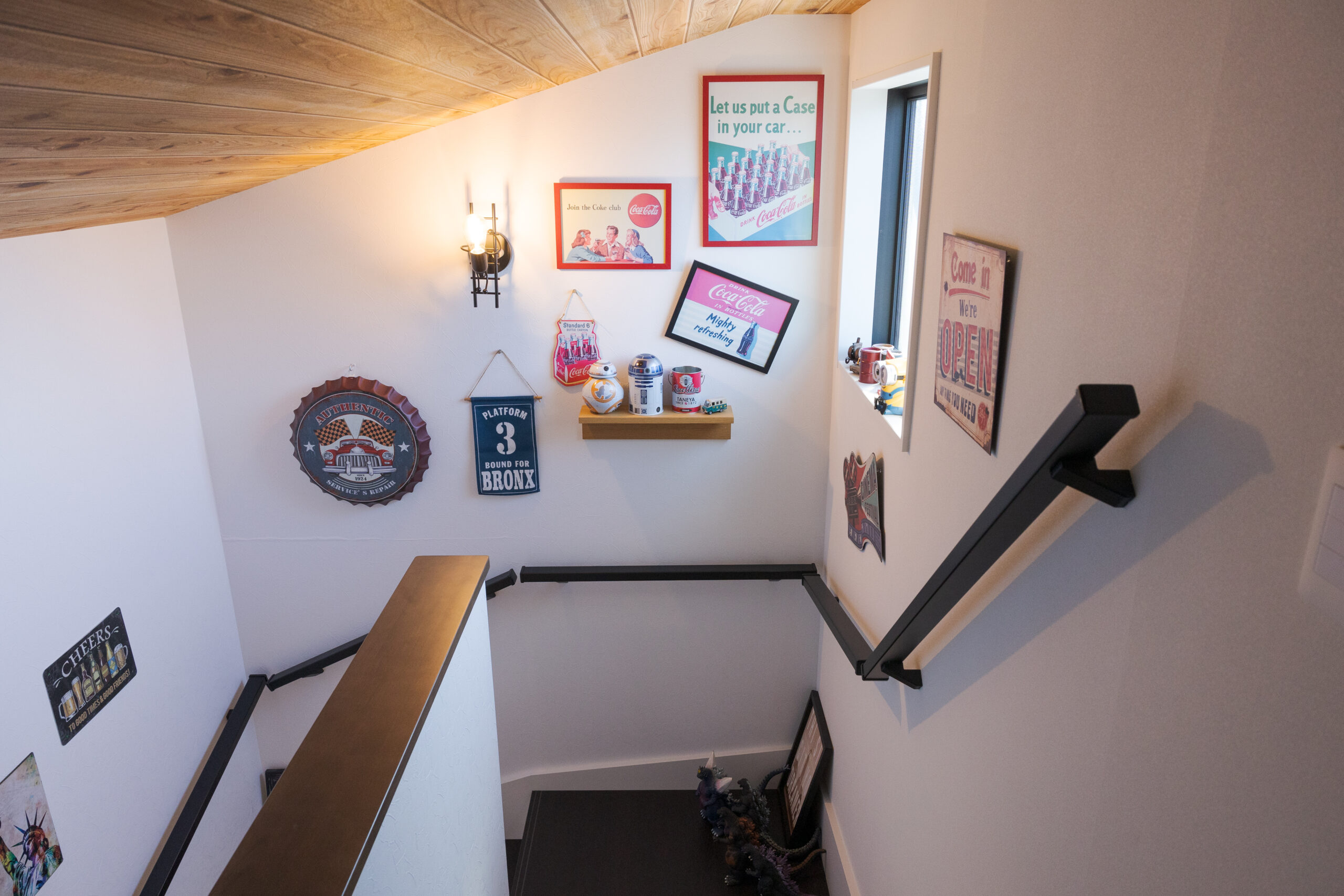 グリーン×ベージュのツートンが映える、心地よいおうち