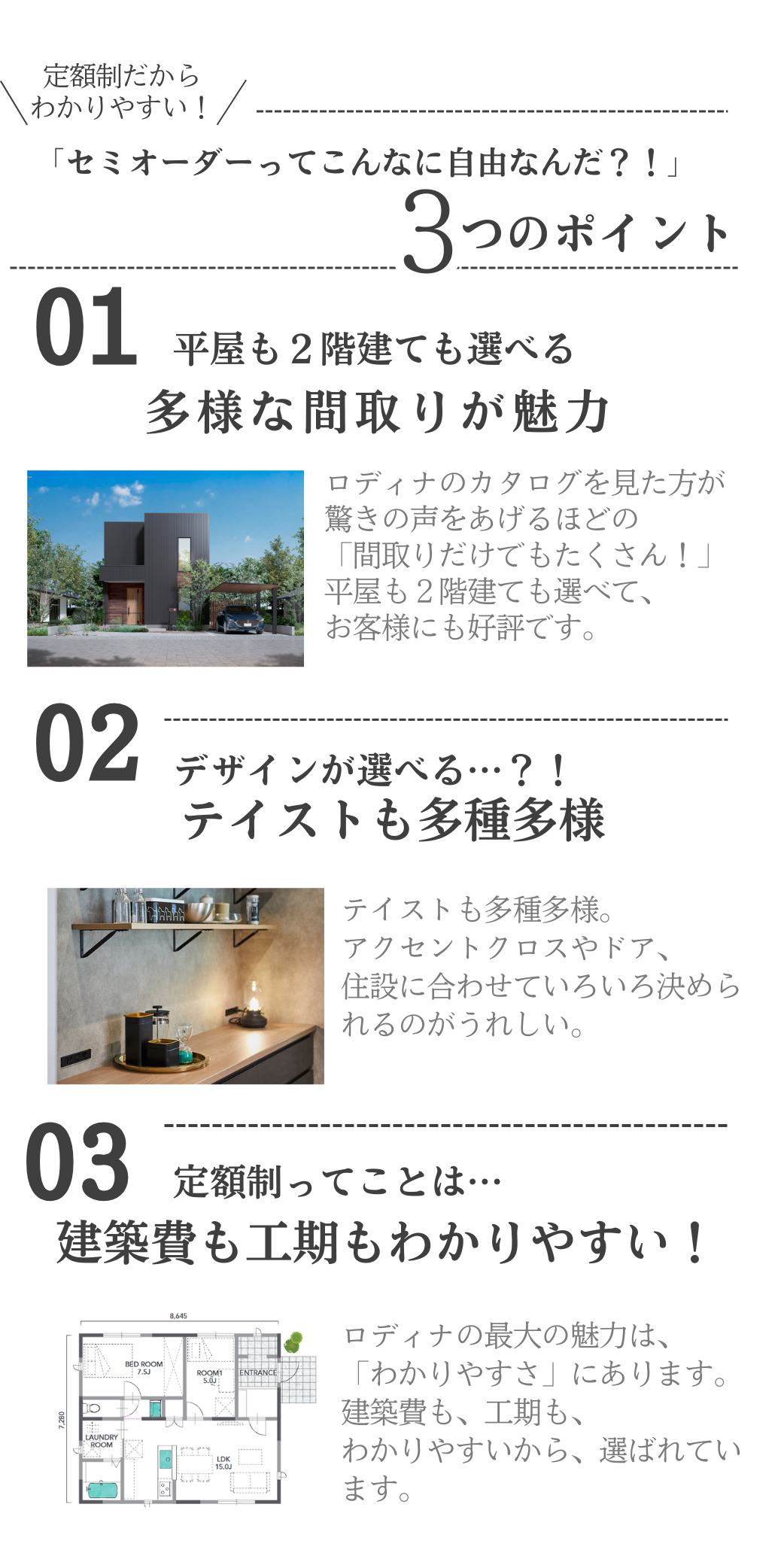 【定額制プラン】コスパ最強、ここまでできるの？快適間取り。【Lodina-ロディナ-】