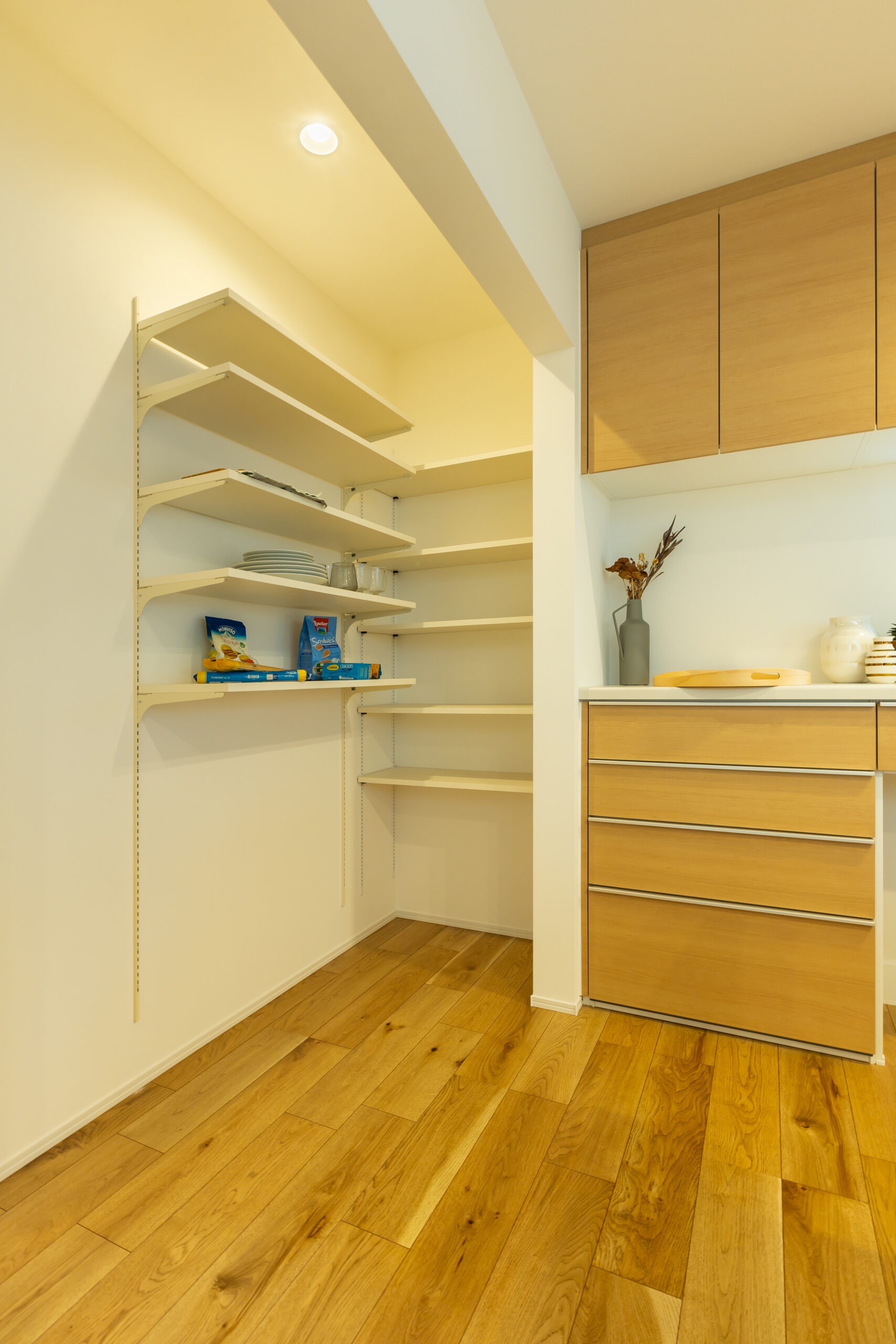 青と白が映える、ナチュラルモダンな家。