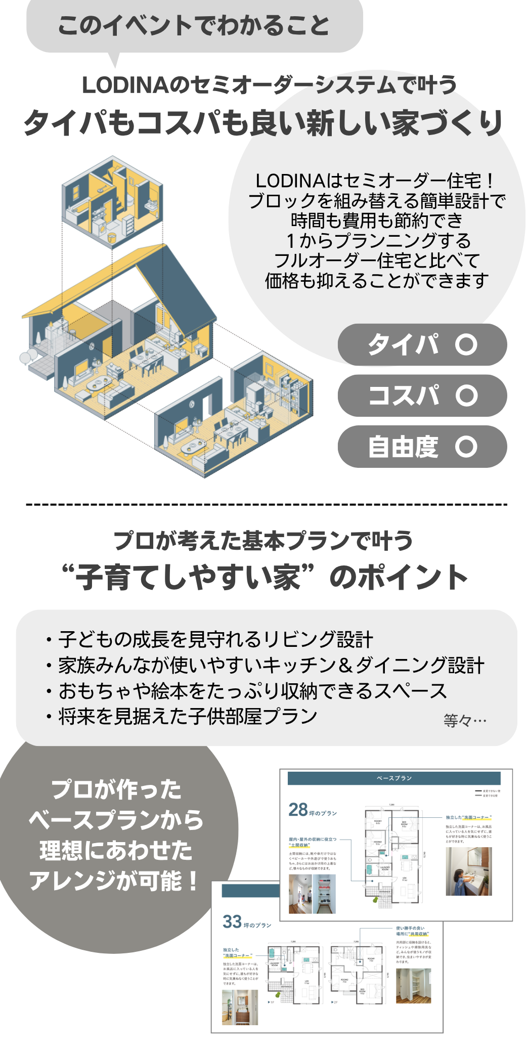 総額予算シミュレーション相談会　　-定額制ロディナ-